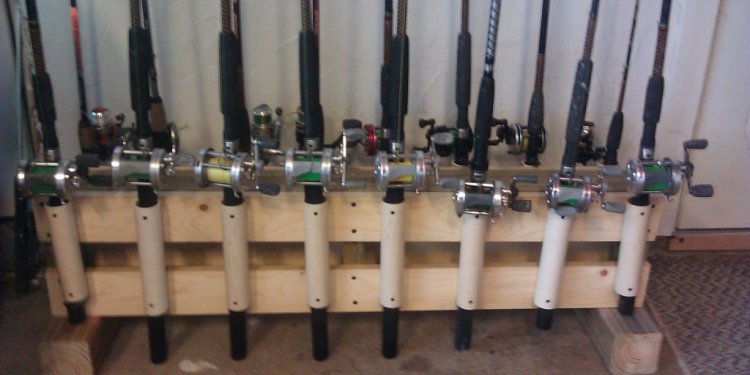 Garage Fishing rod Storage
