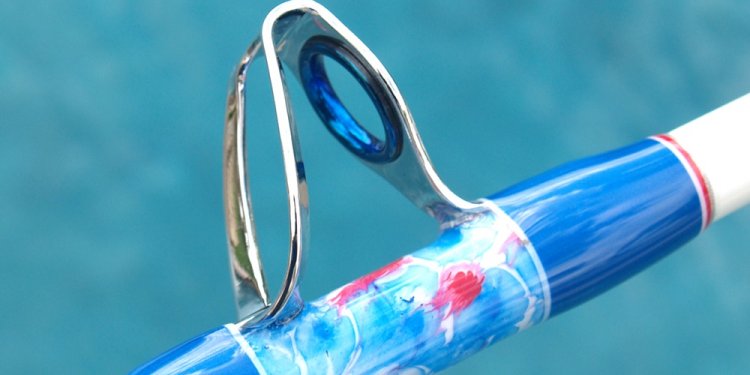 Fishing rod marbling