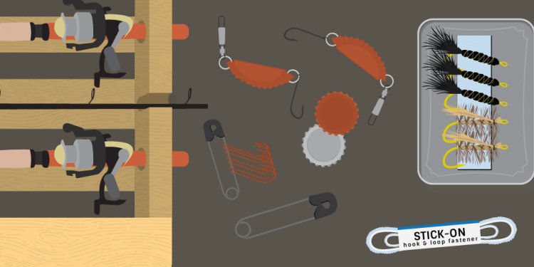 How to make Fishing rod Rack?