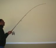 fishing pole to straight