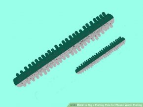 Image titled Rig a Fishing Pole for vinyl Worm Fishing action 3