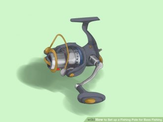Image titled set-up a Fishing Pole for Bass Fishing action 2