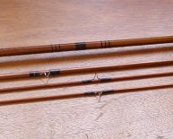 Antique metal Fishing Rods