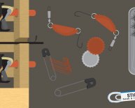 How to make Fishing rod Rack?