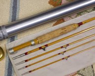 Vintage bamboo Fishing Rods