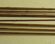 Vintage metal Fishing Rods