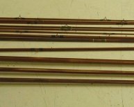 Vintage metal Fishing Rods
