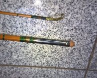Vintage split cane Fishing Rods