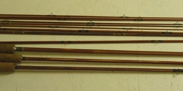 Vintage metal Fishing Rods